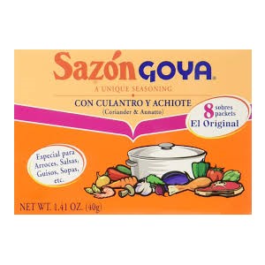 GOYA CORIANDER & ACHIOTE SEASONING SAZON  40g
