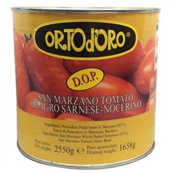 ORTO D'ORO SAN MARZANO PEELED TOMATO 2.5kg