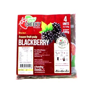 CHEEKY FROZEN FRUIT PULP BLACKBERRY 4X125g
