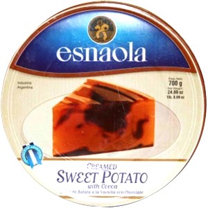 ESNAOLA SWEET POTATO Dulce de Batata  COCOA 700g