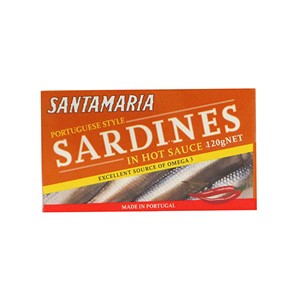 SARDINE HOT SAUCE SANTAMARIA 120g
