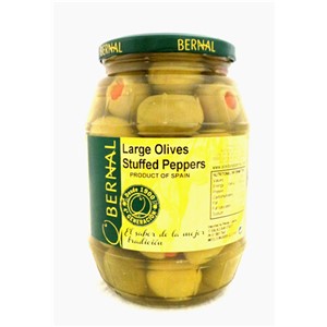 BERNAL LARGE OLIVES WITH PEPPERS 950g