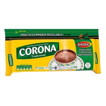 CORONA HOT CHOCOLATE TRADITIONAL RESEALABLE 500g