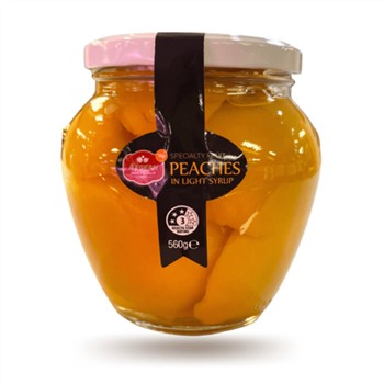 PEACHES IN SYRUP AEGEAN 550g