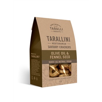 TARALLINI FENNEL AND OLIVE OIL 125g