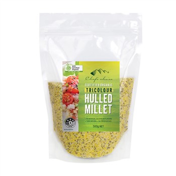 CHEF'S CHOICE ORGANIC HULLED MILLET 500g